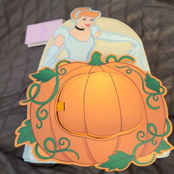 Disney Cinderella Ballgown Pumpkin Mini Loungefly Backpack main image 7